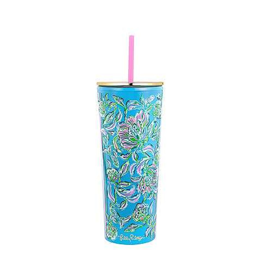 Home Decor Lifeguard Press | Tumbler With Straw By Lilly Pulitzer - Chick Magnet