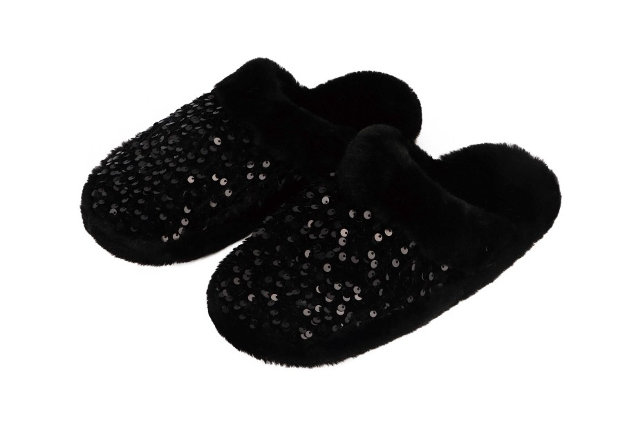 Shoes Snoozies! | Snoozies! Sequin Glam Slides - Midnight