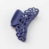 Accessories Ave Shops Hair Ties & Clips | Lace Detail Claw Clip In Navy (Ships In 1-2 Weeks)