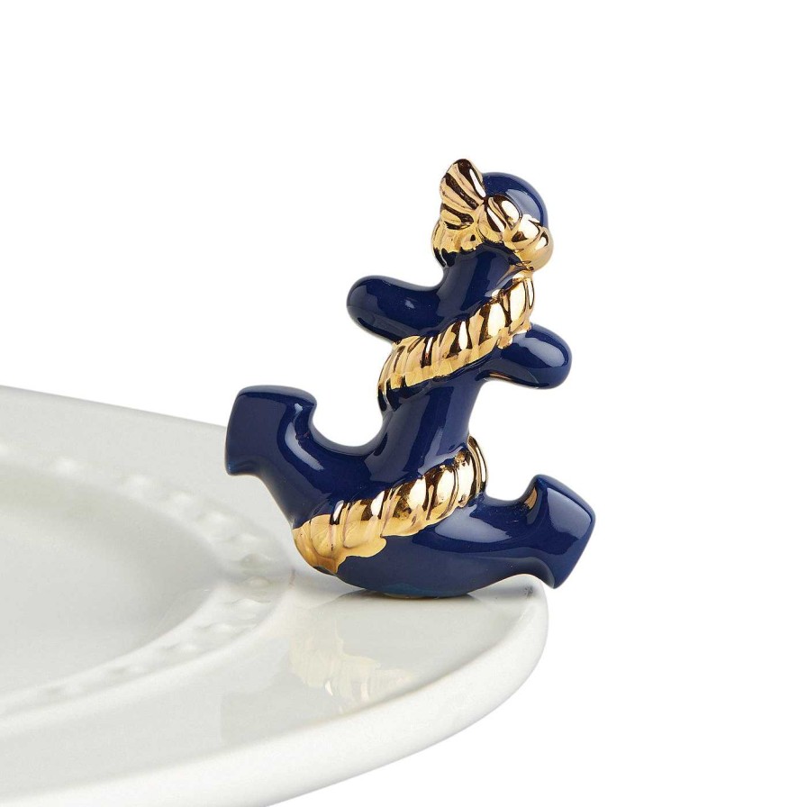 Home Decor Nora Fleming | Anchors Aweigh Mini By Nora Fleming