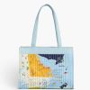 Accessories Spartina Tote Bags | Bay Dreams Quilted Zip Tote By Spartina