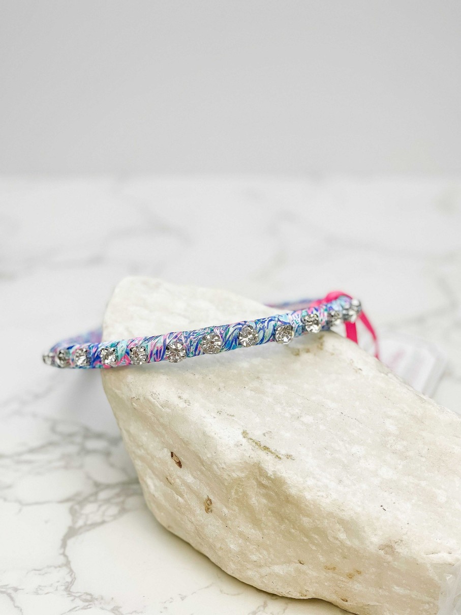 Accessories Lifeguard Press Hair Ties & Clips | Embellished Skinny Headband By Lilly Pulitzer - Soleil It On Me