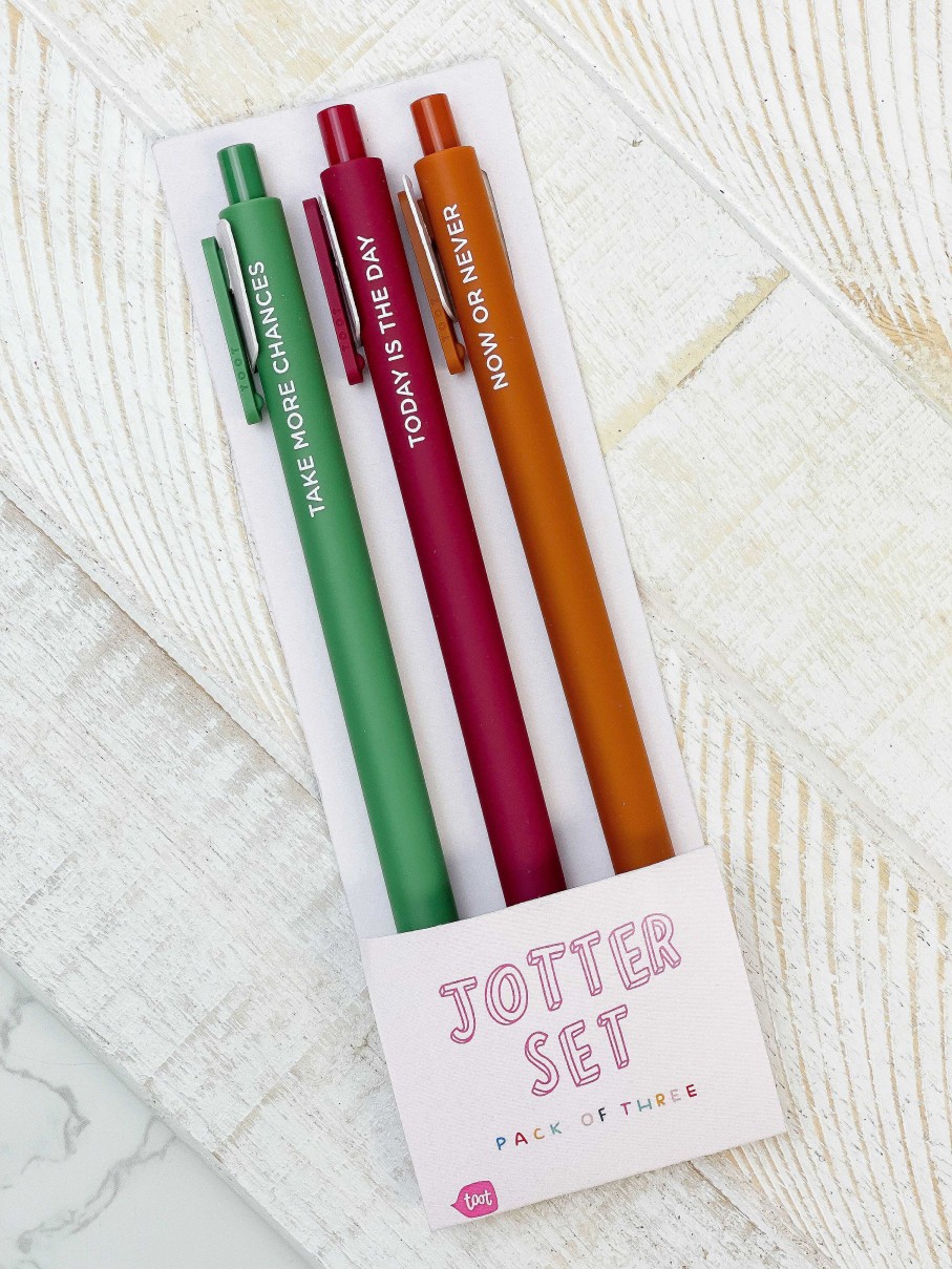 Home Decor Talking Out of Turn | Jotter Pens Set Of 3 - More Chances