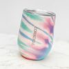 Home Decor Corkcicle | Coastal Swirl 12 Oz Stainless Steel Stemless Tumbler By Corkcicle