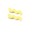 Accessories Ave Shops Hair Ties & Clips | Wavy Clip Set In Yellow (Ships In 1-2 Weeks)