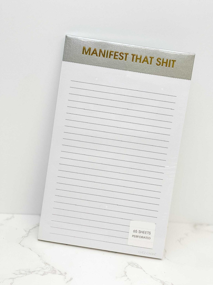 Home Decor Chez Gagne | Manifest That Shit' Notepad