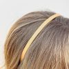 Accessories Prep Obsessed PR Headbands | Skinny Leather Headband - Brown