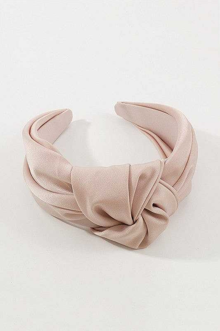 Accessories Medy Jewelry Headbands | Satin Top Knot Headband - Pink