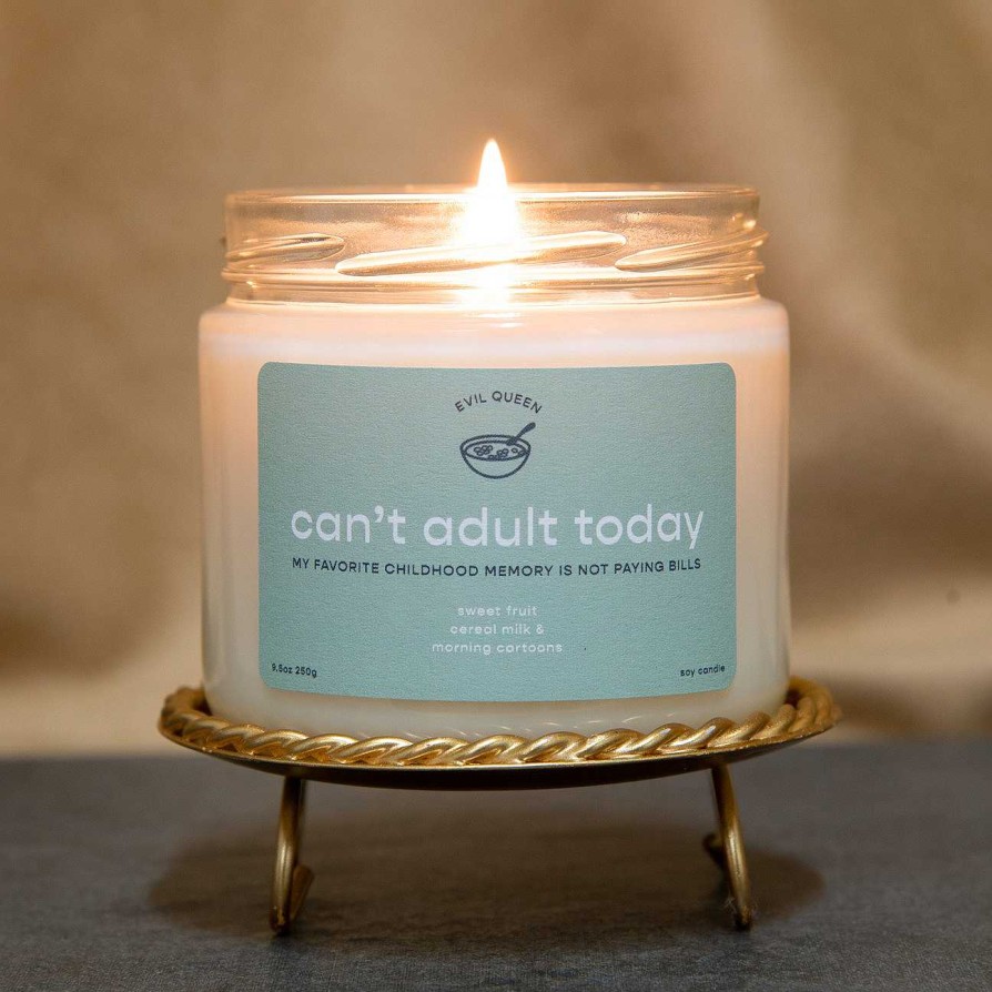 Home Decor Evil Queen | Can'T Adult Today Candle By Evil Queen