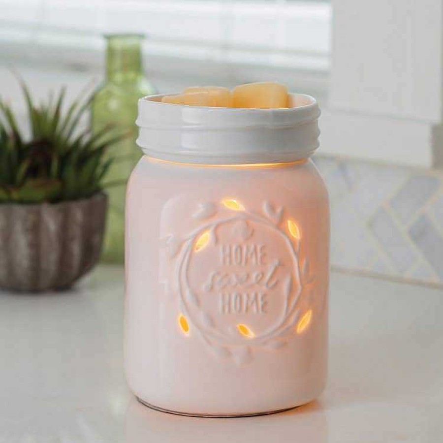 Home Decor Candle Warmers Etc | Mason Jar Illumination Fragrance Warmer