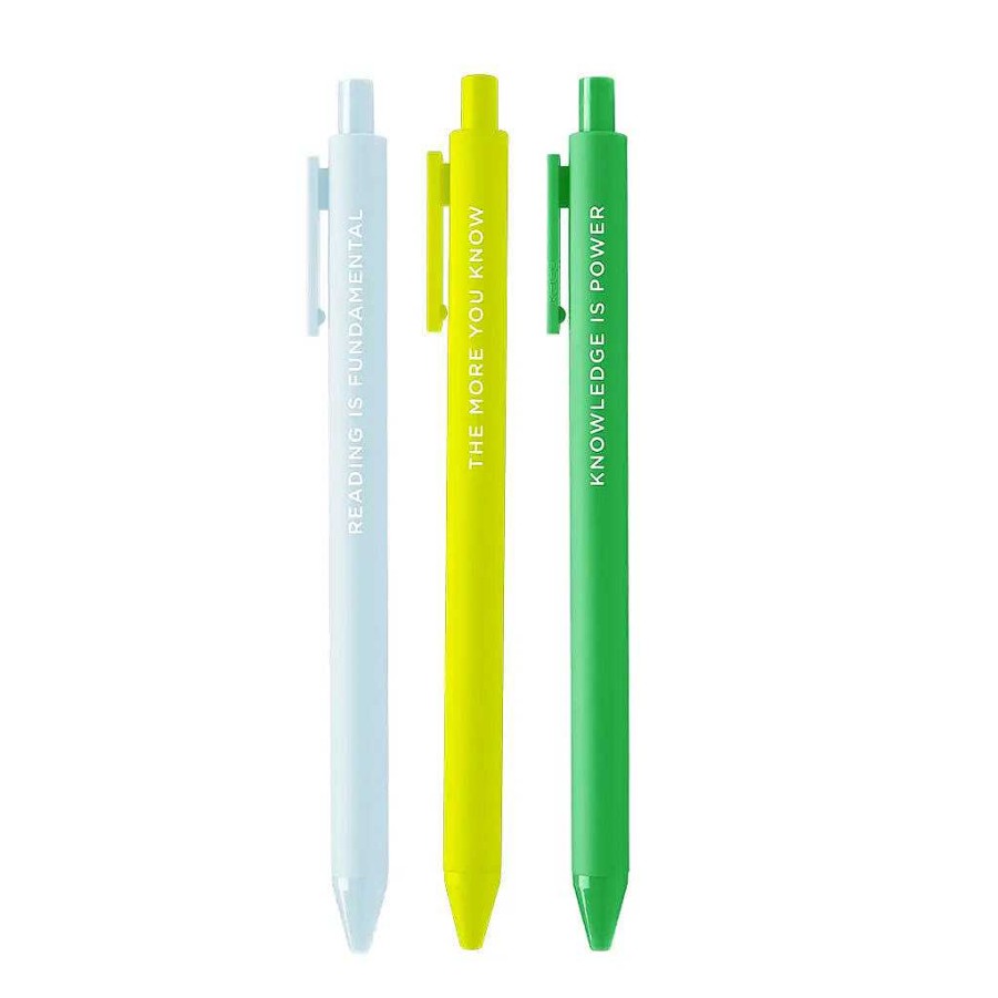 Home Decor Talking Out of Turn | Jotter Pens Set Of 3 - Schoolin