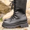 Shoes LDW Sale | Fresh Feels Combat Boots In Black