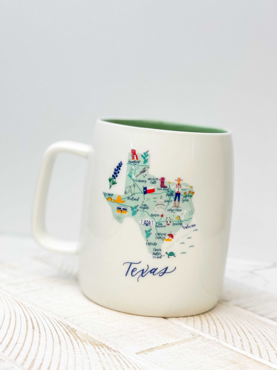 Home Decor Mary Square | Texas Ceramic Mug