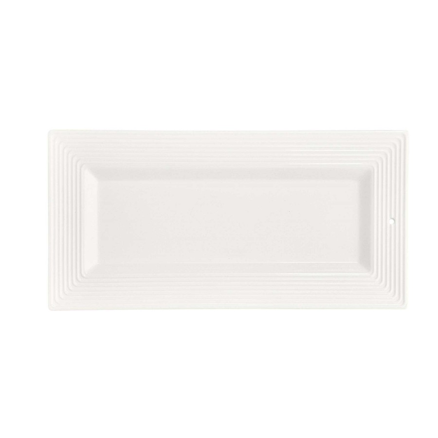 Home Decor Nora Fleming | Pinstripes Bread Tray By Nora Fleming