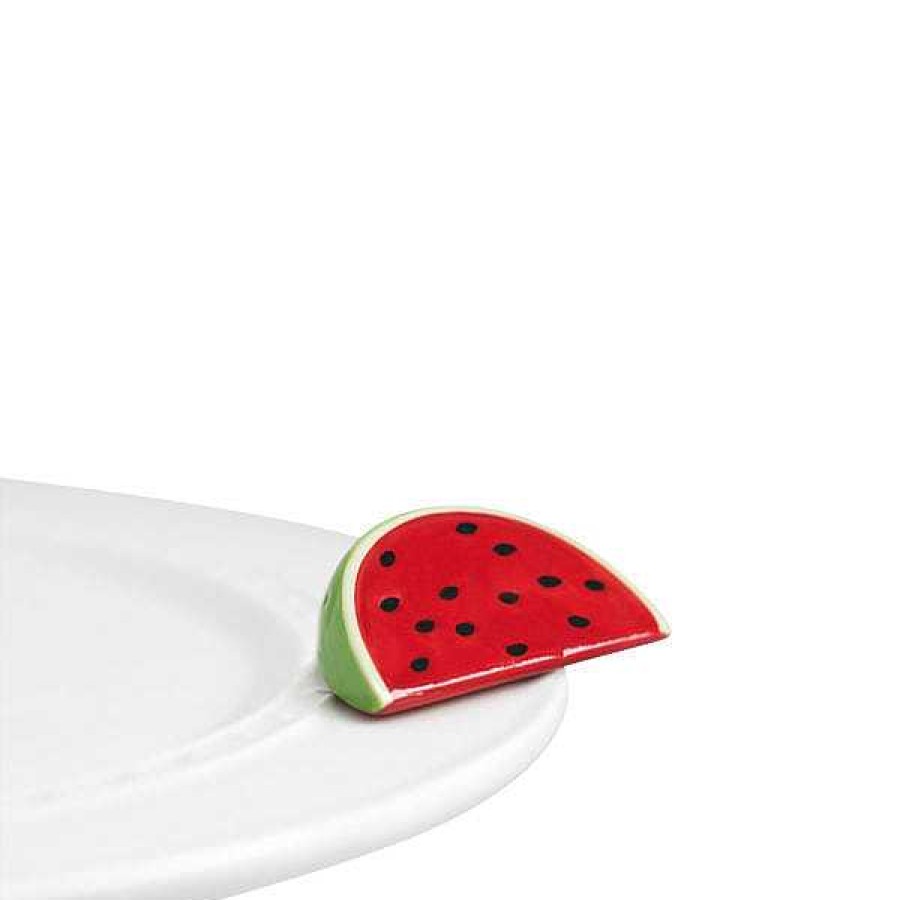 Home Decor Nora Fleming | Taste Of Summer Watermelon Mini By Nora Fleming