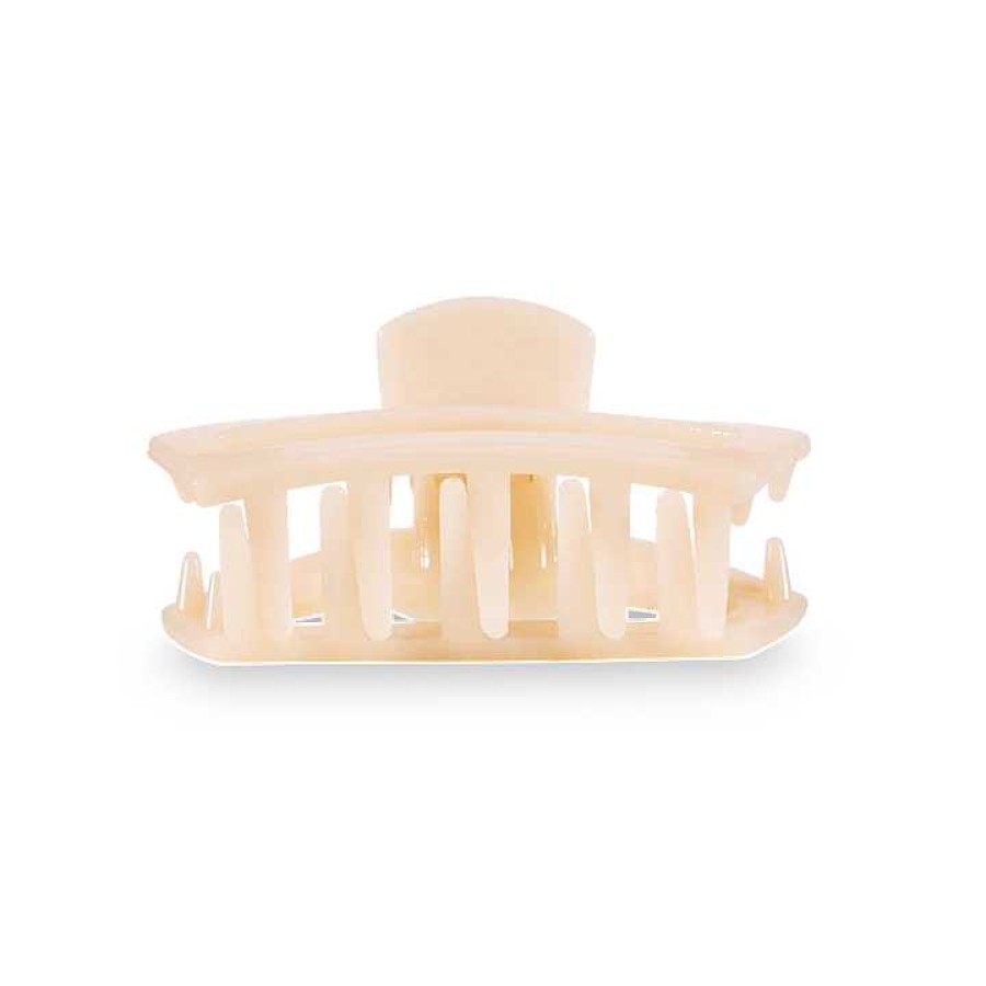 Accessories Teleties Hair Ties & Clips | Tiny Teleties Open Claw Clip - Almond Beige