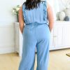 Clothing LDW Sale Rompers & Jumpsuits | Johanna Chambray Jumpsuit