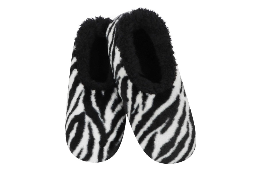 Shoes Snoozies! | Snoozies! Slippers - Wild Side Classic Zebra