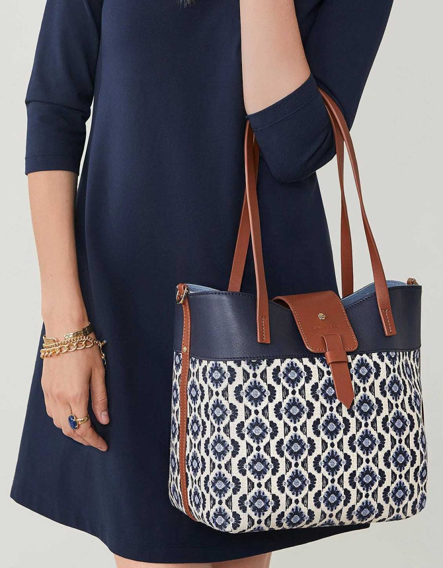 Accessories Spartina Tote Bags | Marsh Boardwalk Olivia Tote By Spartina