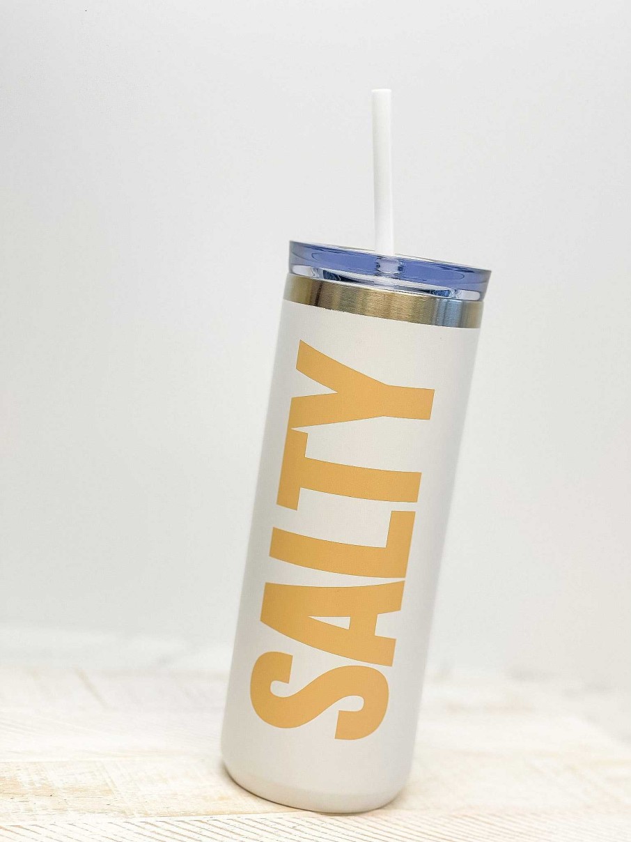 Home Decor Totalee Gift | Salty' Tumbler With Straw