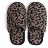 Shoes Prep Obsessed JTC | Leopard Fuzzy Slippers - Coffee