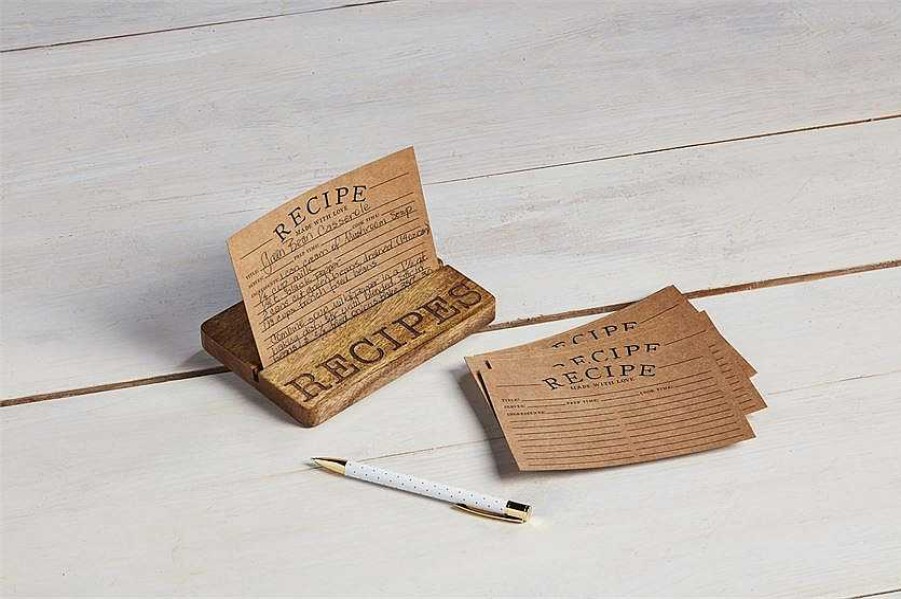 Home Decor Mud Pie | Recipe Card Set By Mud Pie