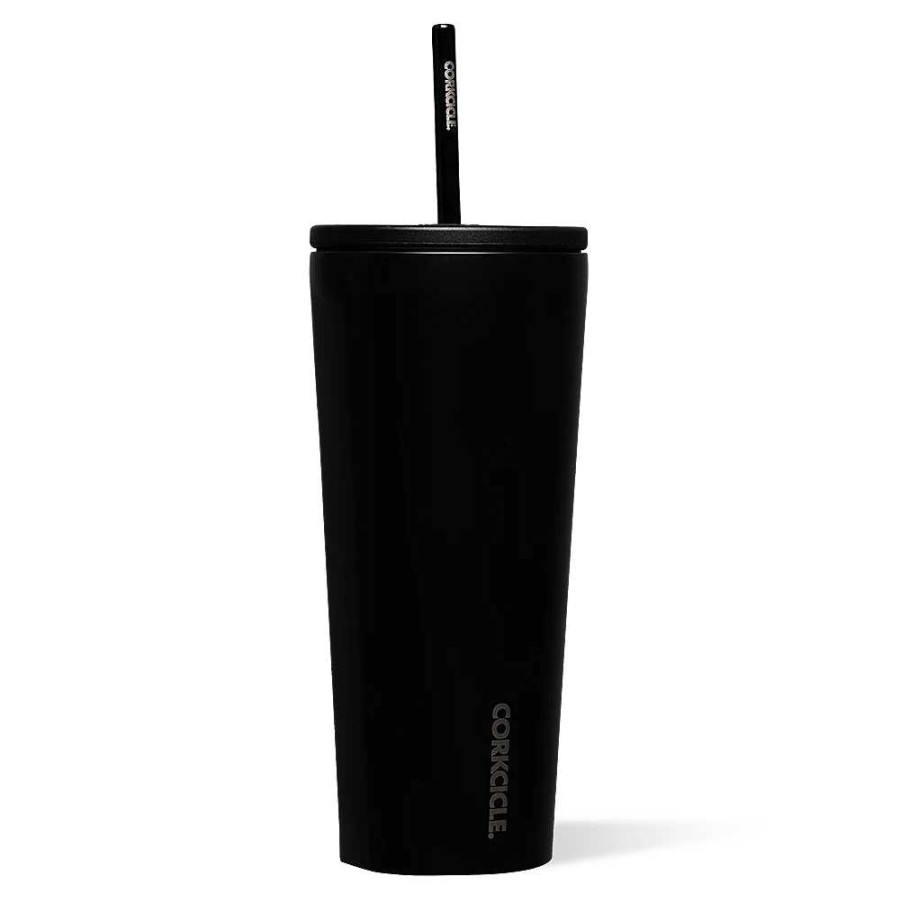 Home Decor Corkcicle | Matte Black 24 Oz Cold Cup By Corkcicle