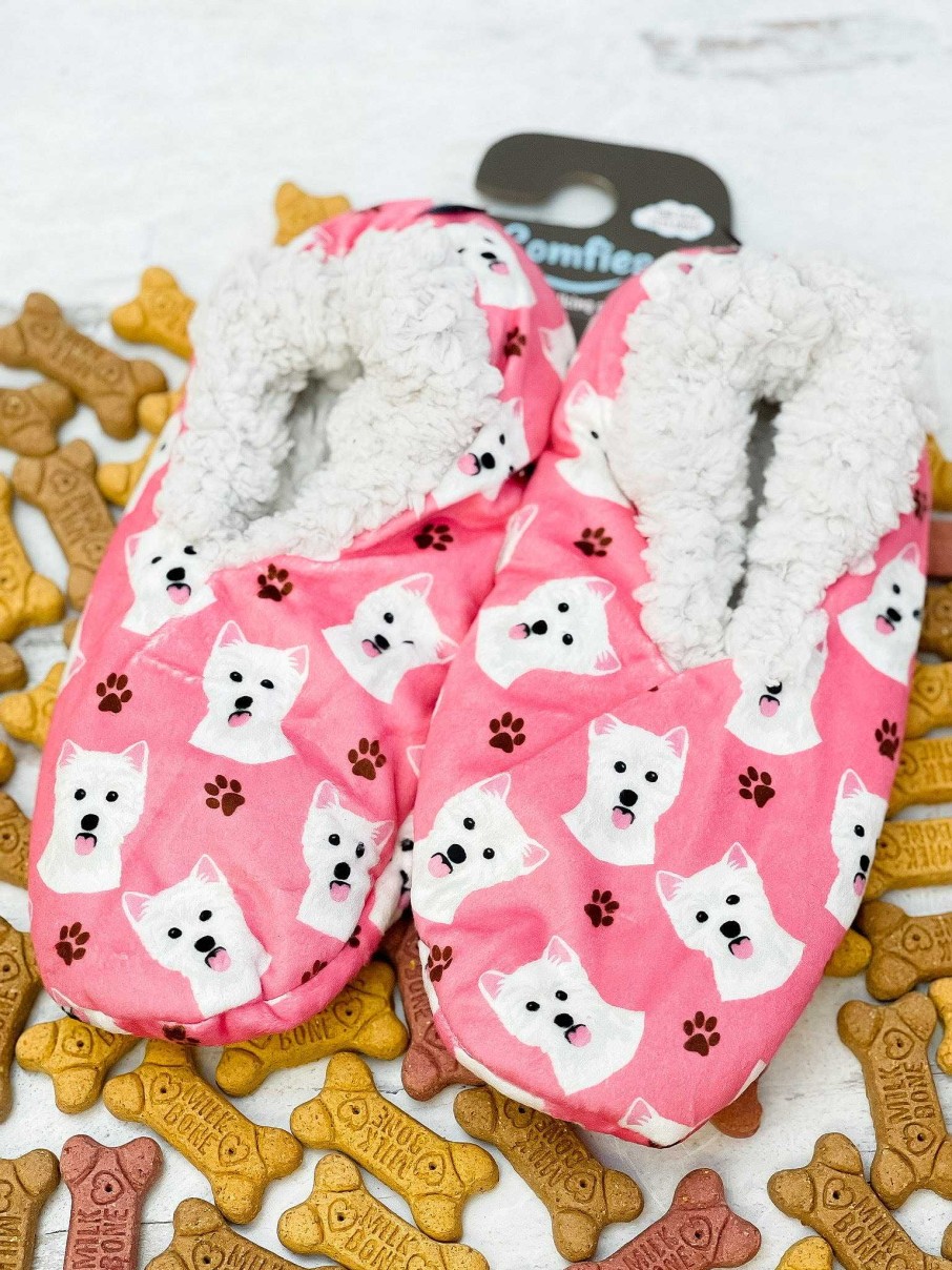 Shoes E&S Pets | Westie Comfies Slippers