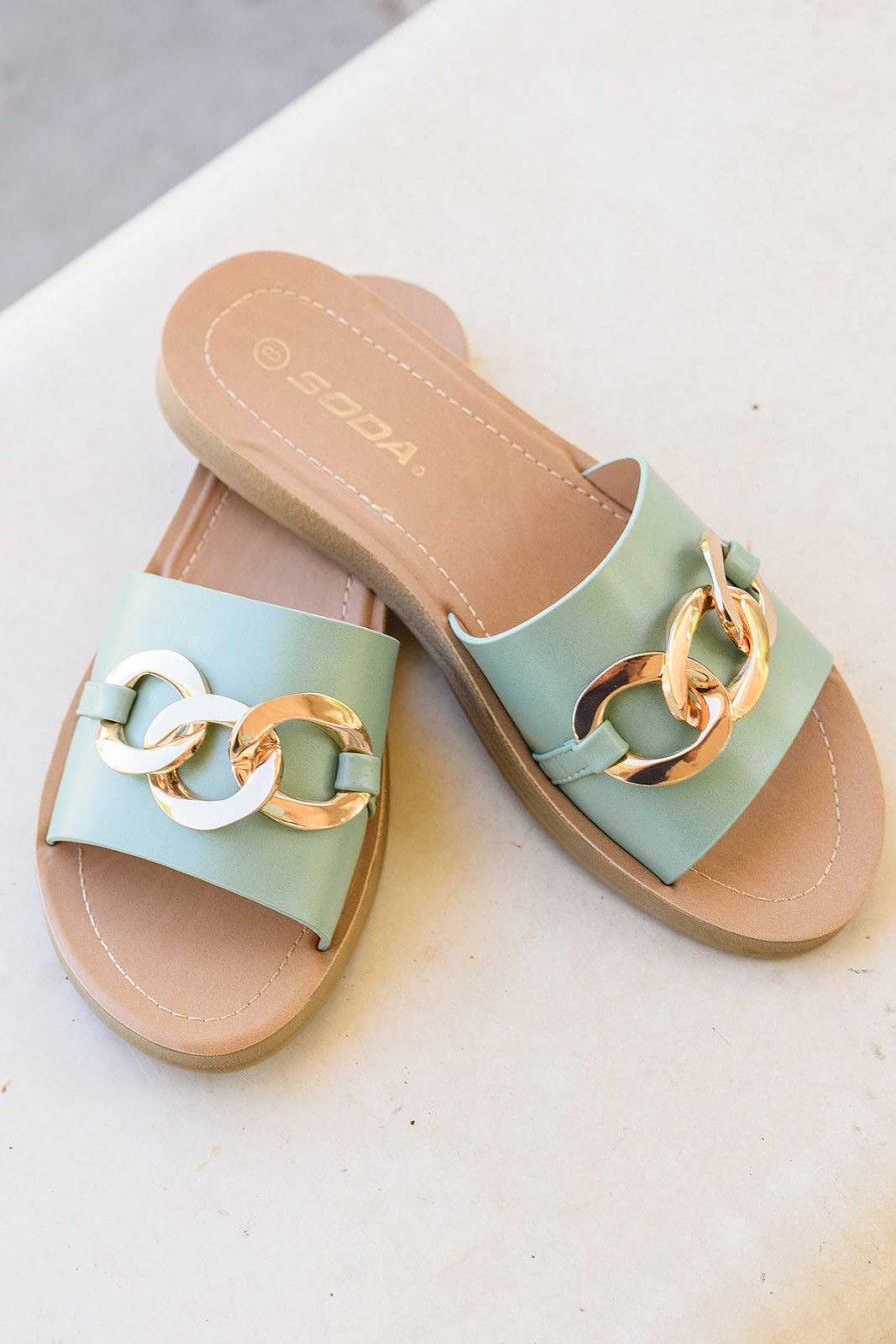 Shoes LHFourth | Wander Often Slides In Mint