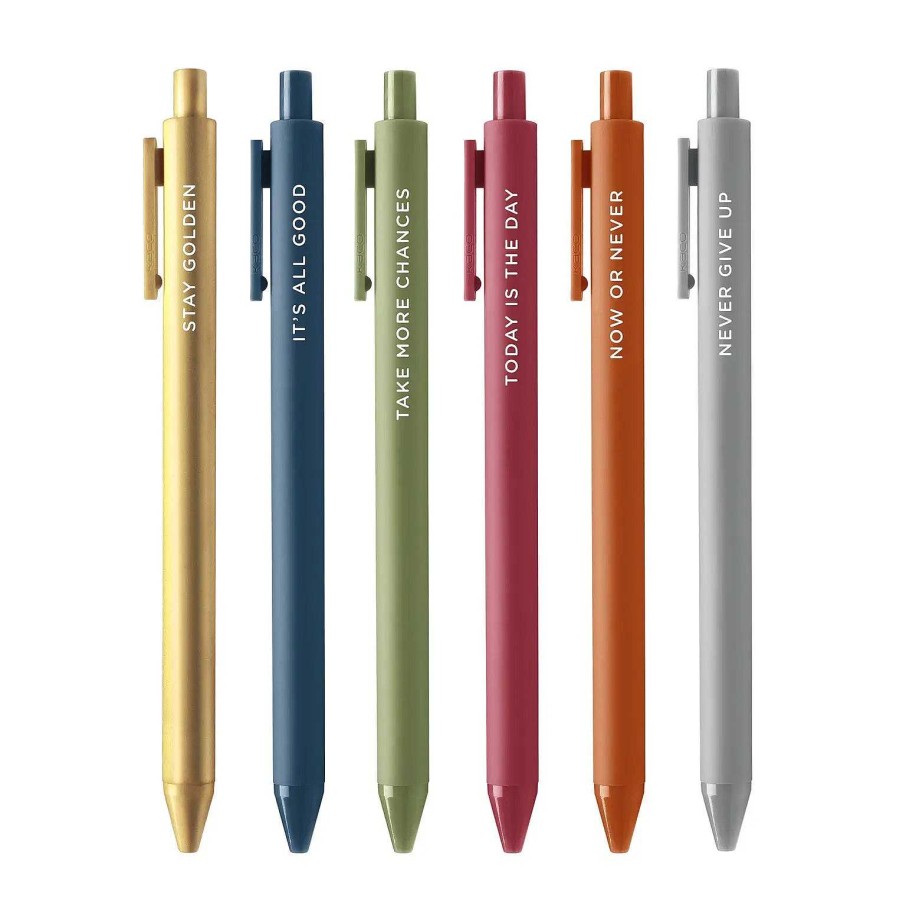 Home Decor Talking Out of Turn | Jotter Pens Set Of 6 - Now Or Never