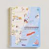 Home Decor Spartina | Ruled Spiral Down The Shore Notebook By Spartina