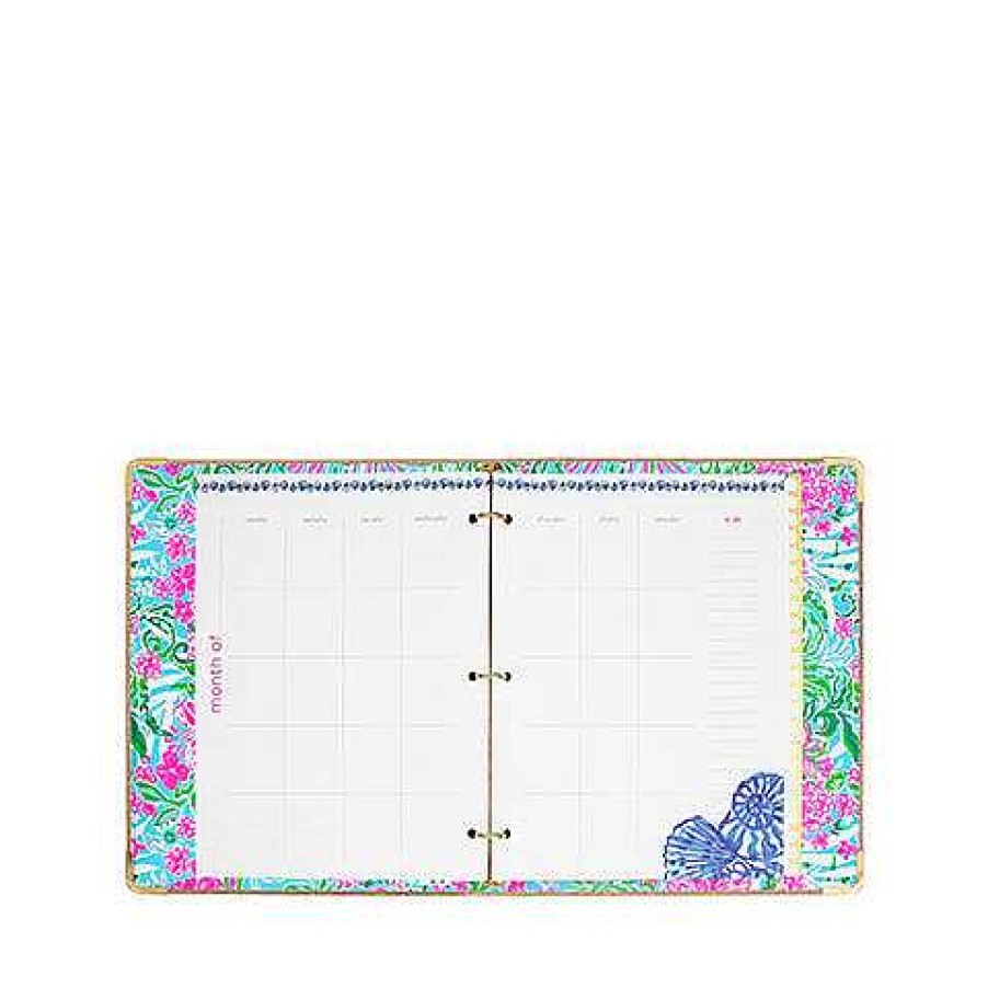 Home Decor Lifeguard Press | Luxe Binder With Pouch By Lilly Pulitzer