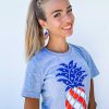 Clothing Prep Obsessed Graphic Tees | Patriotic Pineapple' Signature Graphic Tee