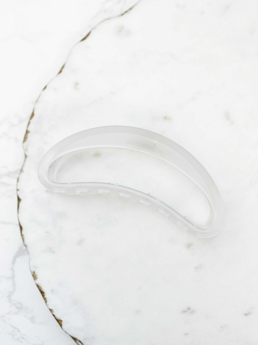 Accessories Prep Obsessed FC Hair Ties & Clips | Jumbo Half Moon Claw Clip - Clear