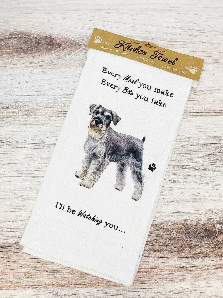 Home Decor E&S Pets | Schnauzer Kitchen Towel