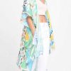 Clothing Prep Obsessed KW Kimonos | Tropical Floral Print Kimono - Mint