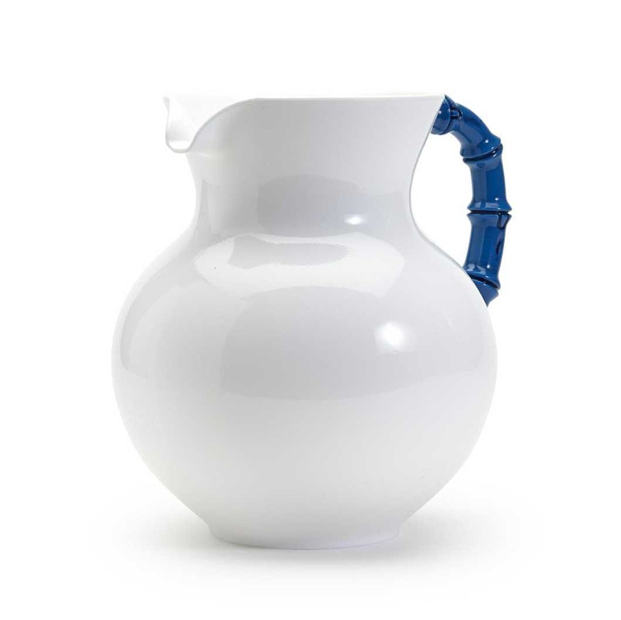 Home Decor Two's Company | Blue Bamboo Touch Pitcher