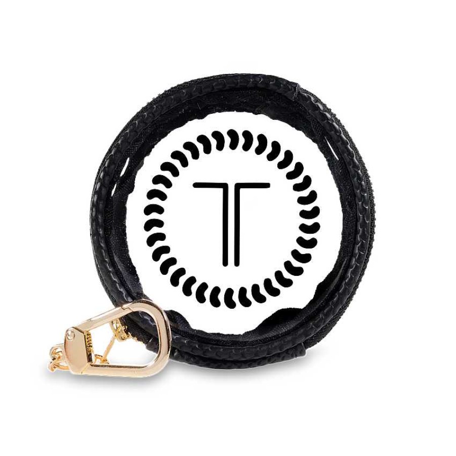 Accessories Teleties Tote Bags | Black Teletote Keychain By Teleties