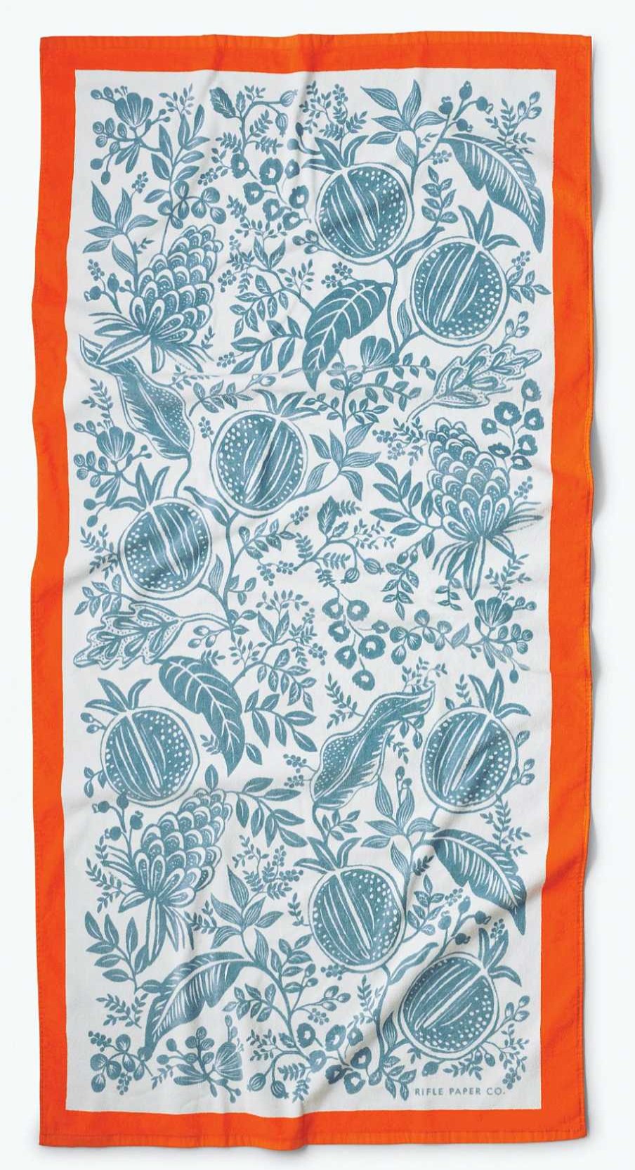 Home Decor Rifle Paper Co | Pomegranate Beach Towel By Rifle Paper Co