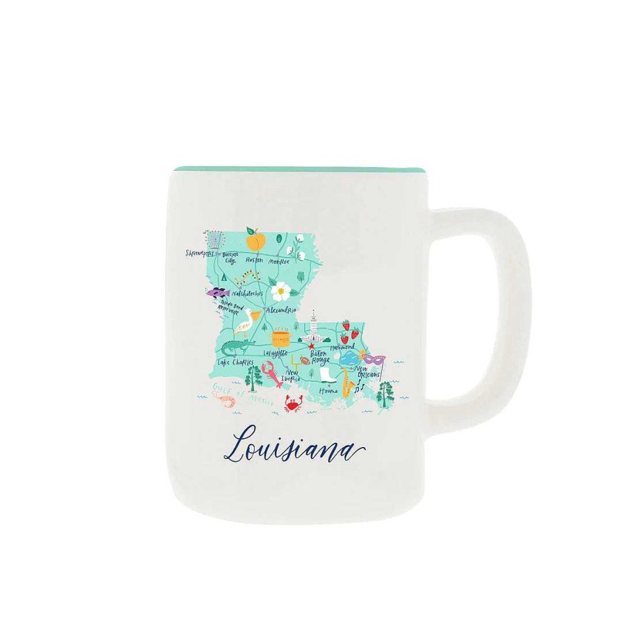 Home Decor Mary Square | Louisiana Ceramic Mug