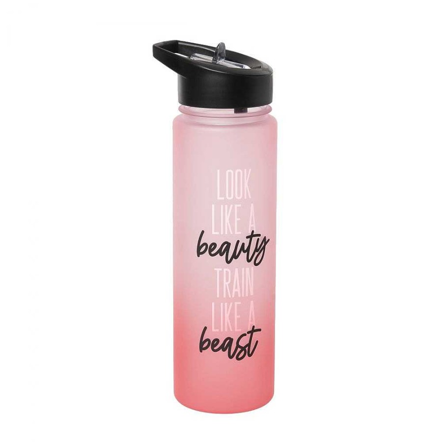 Home Decor Totalee Gift | Look Like A Beauty, Train Like A Beast' Tritan Water Bottle