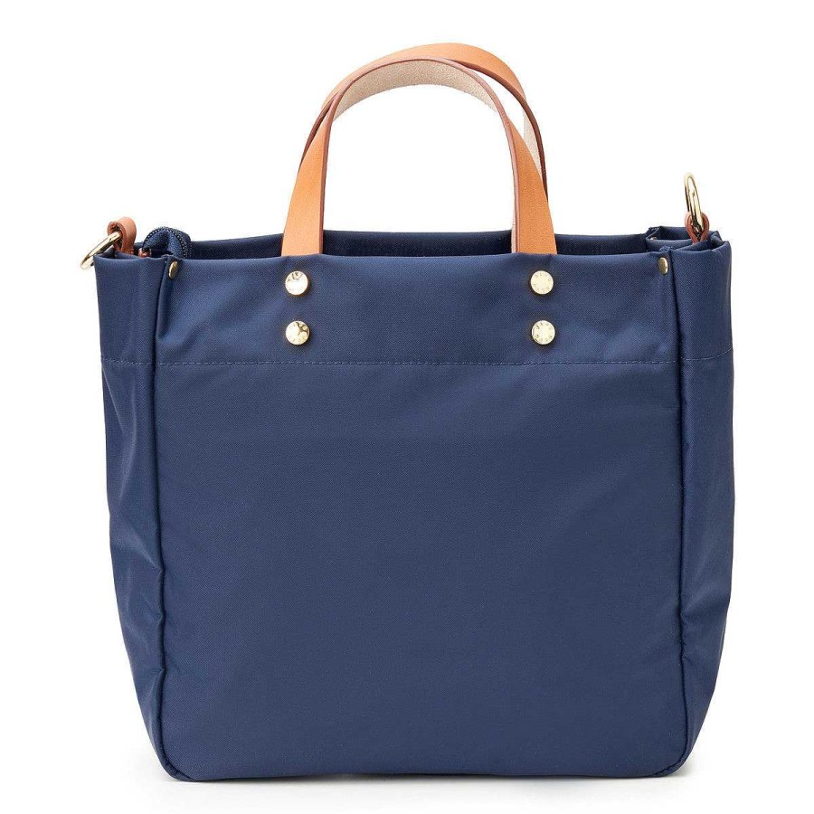 Accessories Boulevard Tote Bags | Joey Nylon Tote - Navy (Ships In 1-2 Weeks)