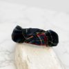 Accessories Prep Obsessed EE Headbands | Top Knot Tartan Plaid Headband - Black