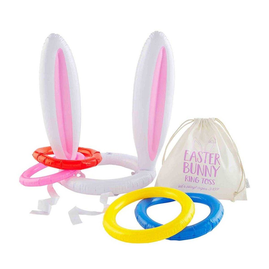 Home Decor Mud Pie | Bunny Ring Toss Game By Mud Pie