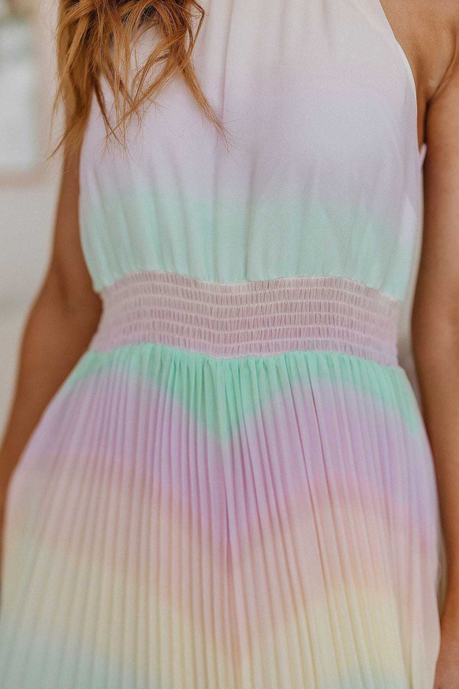 Clothing Ave Shops Maxi Dresses | Irresistibly Iridescent Maxi Dress