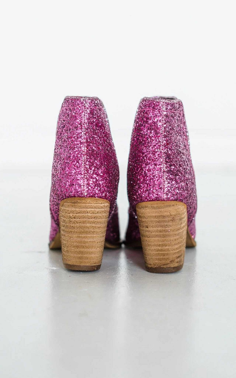 Shoes La Mirada | Fiera Booties - Fuchsia Glitter