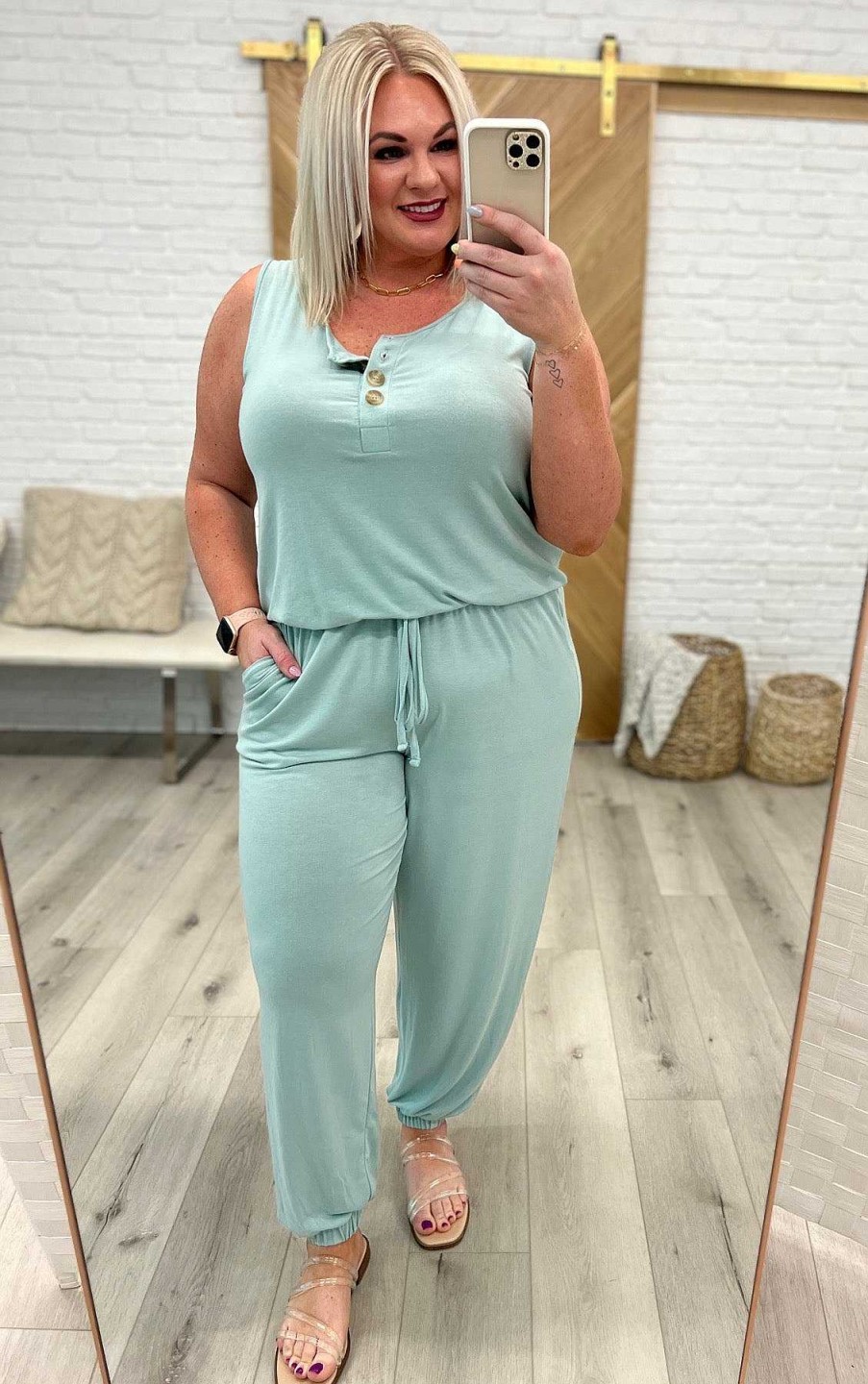 Clothing LDW Sale Rompers & Jumpsuits | Relaxing Weekend Sleeveless Jumpsuit In 2 Colors