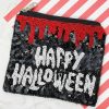 Accessories Prep Obsessed PR Wallets | Happy Halloween' Spooky Beaded Zip Pouch