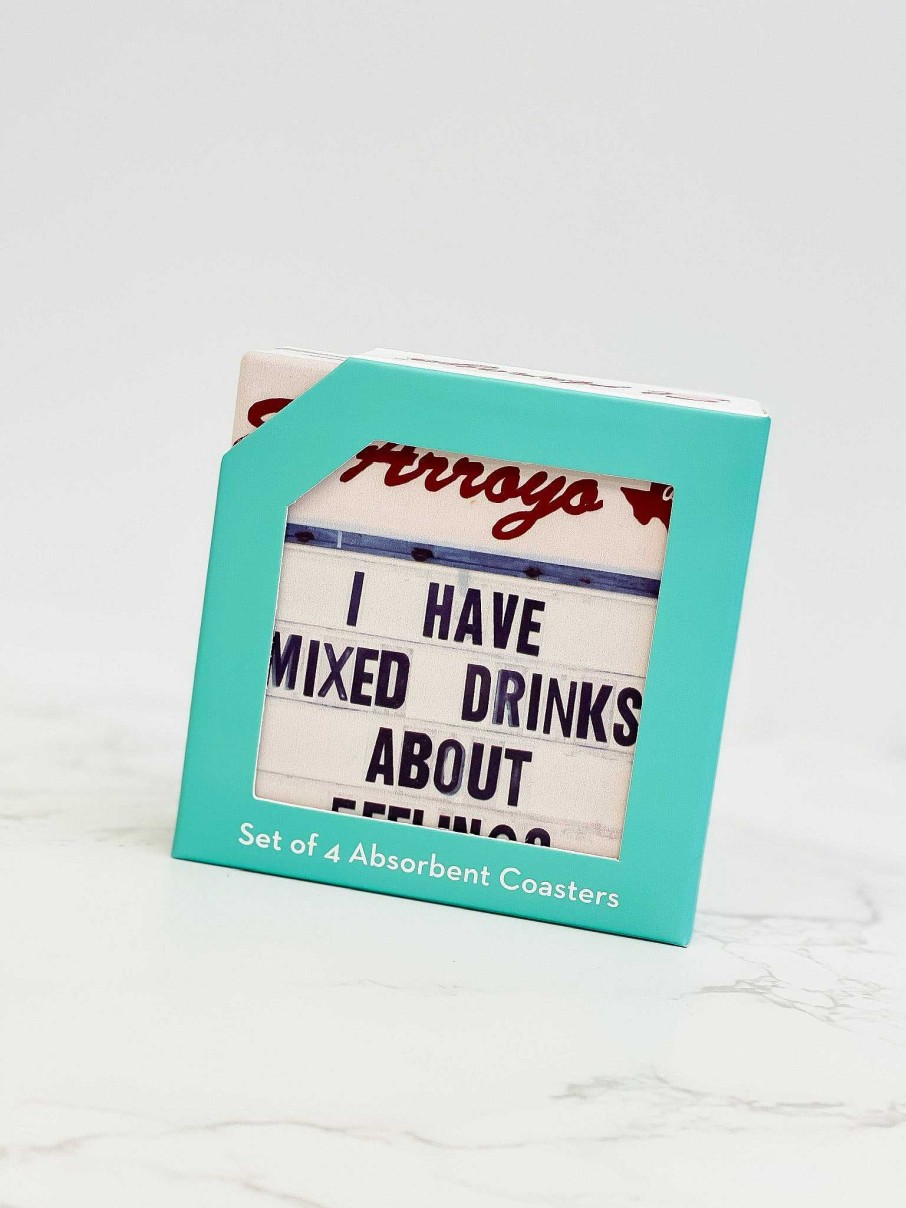 Home Decor El Arroyo | Mixed Drinks Marquee Coaster Set