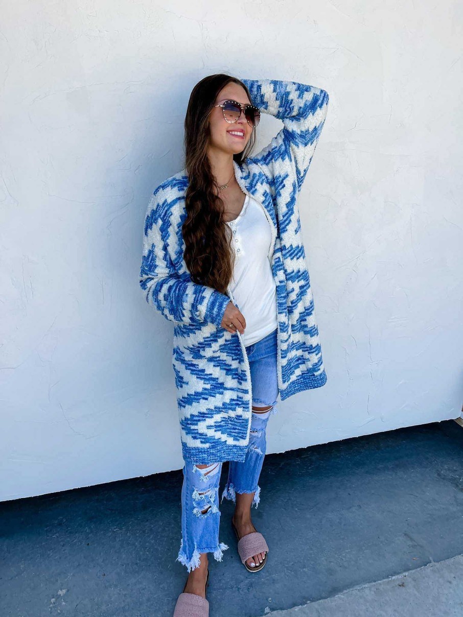 Clothing Blakeley Sweaters | Avery Aztec Cloud Cardigan